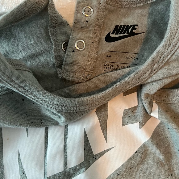 Nike Tank Romper, Gray, Size 9M - Picture 3 of 5